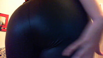 Domination with leather pants and biker boots