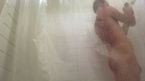 Cam Crest Pees in the Shower