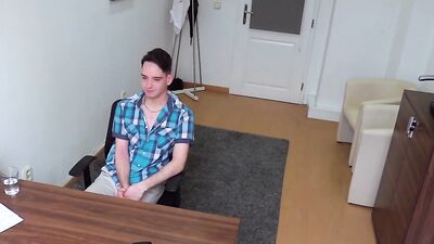 Gay fellow is blowing that agent's dick at the casting interview