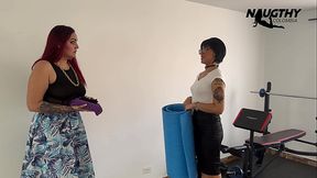 Yoga classes from a Teen to a lesbian MILF