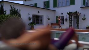 Summer Scent #1 - Meeting the Busty Blonde Stepsister Eve in Her Swimsuit