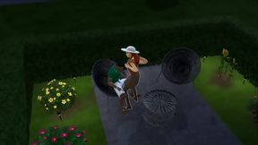 Милфа развела на еблю скромного черныша