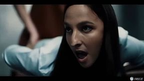 Time Frozen Warden Amirah Adara Gets Her Holes Stretched By Sam Bourne