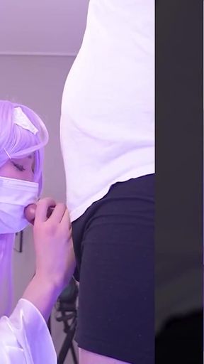 NIKKE Liberalio Cosplay blowjob, Deepthroat assjob Hentai Shemale Asian Femboy trans p3   Clip 1