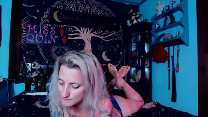 Petite teen gymnast folded into knot position taking massive BBC