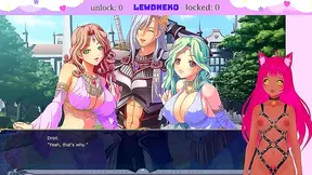 Busty Neko VTuber Ignites Steamy Fantasy Roleplay Adventure