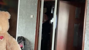 sexy play with gymball