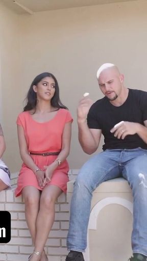 Step Sibling Rivalry Kicks In - Hot StepSisters Compete For A Job And Fuck Their Future Boss   Clip 1