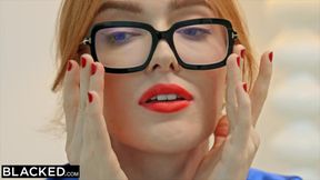 Nerdy Redhead slut in glasses fucked by BBC - Jia lissa erotic interracial hardcore