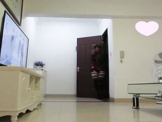 Real SelfBondage at home 02