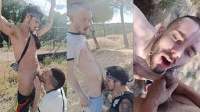 exhibitionist fun!!! by leo bulgari, xisco freeman & jey dragon - full amazing outdoor video!!!