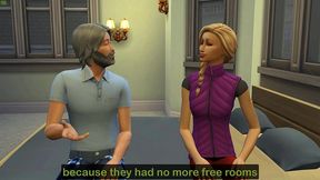 stepdad shares bed with stepdaughter on a fishing trip