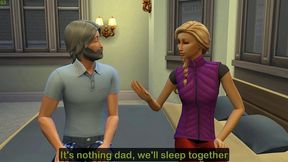 stepdad shares bed with stepdaughter on a fishing trip