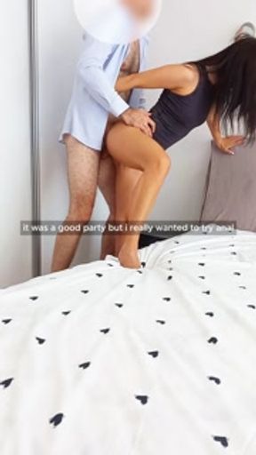 i wanted to try anal so i picked up a random guy from the party