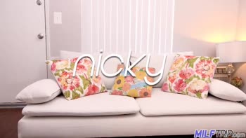 Nicky Ferrari's Sizzling Milf Audition Ends in a Drenched Facial