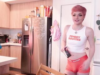 Hooters Femboy Rides Sex tool For Tips - Lana Bee