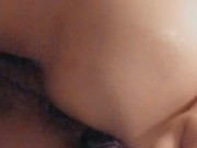 First time having a dildo in my ass