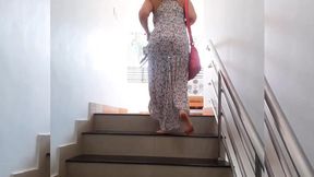 Amateur Blonde Mature Wife Enjoys Naked Sex After Walking