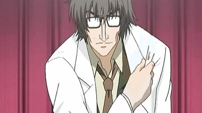 Watch this anime babe get her tight pussy stretched with a sex toy and take it deep in the balls