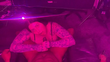 Maddison black gives sloppy throat to bbc