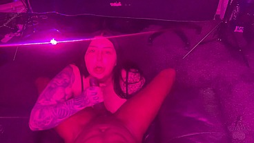 Maddison black gives sloppy throat to bbc