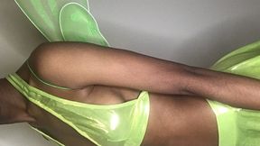 Pop Balloons with Naked Black Girl