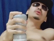 Thai guy fuck sextoy หนุ่มไทยเย็ดหีกระป๋องแน่นรูเสียวสุดๆ