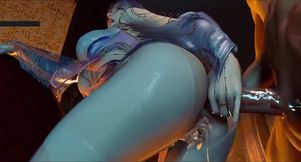 Goddess of Enchanted Fantasy Curves - 3D Animation Hentai