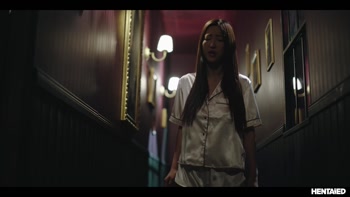 Emiri Momota - Monster Cock Meets Real Life Anime Girl in Haunted House Bondage