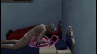 The male member enters the transparent girl and is seen in sex | sims 4 wicked woohoo