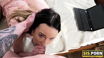 SIS.PORN Caught a stepsister watching porn!