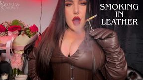 SMOKING IN LEATHER