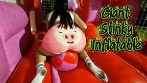 Riding and Farting on my Big Inflatable