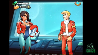 Brazilian sci-fi cartoon: a crewman's secret desire exposed aboard the space station