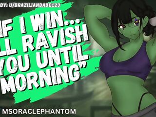 [F4M] U Shall Be My Prize: Losing A Contest To An Orc Cutie [Audio Porn] [Orc Gal]