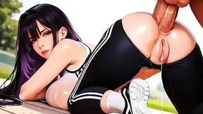 Animated 3D gang bang featuring Anine