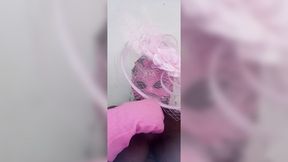 Just Staring at Chubbirella's Tight Hot Pink Pussy for Straight 20 Minutes