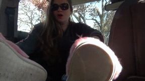 Backseat Passenger Worships My Smoke And Pretty Feet (MP4) ~ MissDias Playground