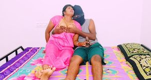 Angry housewife fucking husbend&amp;#039;s small stepbrother big dick. Telugu dirty talks.
