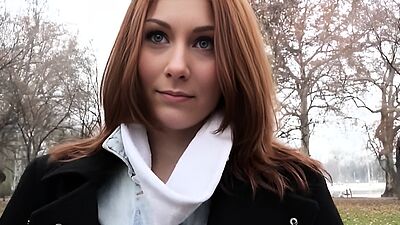 Redhead Czech girl Alice March gets banged for some cash