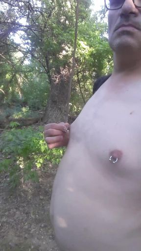 first lonely naked walk