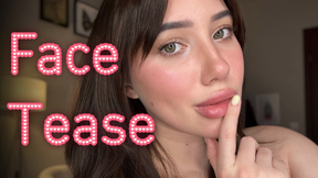 Silent Close Up Face Tease