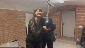 Down jacket bondage part 1.