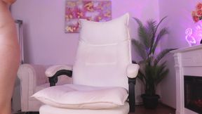 JOI Blonde Babe's Dildo Fingering Session Leads to Intense