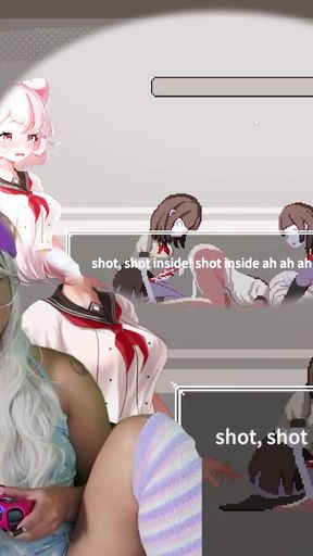 Emotional moment from &quot;Cute Gamer Girl is Shocked Playing Syahata&quot;