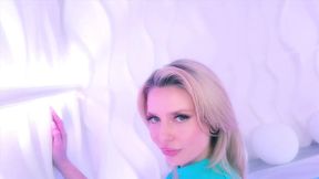 Hot Blonde Beverly Hillson Gives a Sensual Blowjob at the Swallow Salon