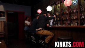 Trans Jaquelin Braxton and inked Ruckus flirting ends with cum shower