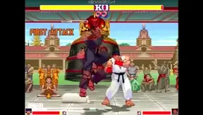 MUGENr18: Street Fighter II Yaoi Duo Engage in Intense Gay Sex Session
