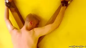 Bound Fit Boy Takes Rough Deep Throat Bukkake — No Pull-Out, Raw Gangbang Thrills