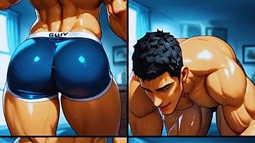 My neighbor fucked me hard inside my apartment. Anime Hentai